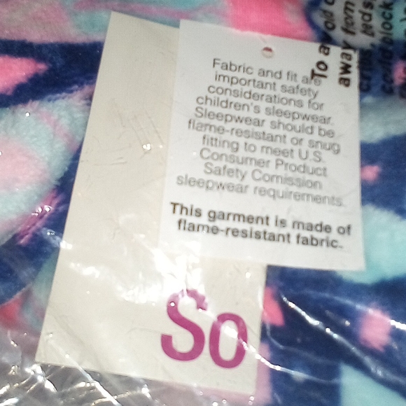 NWT Girls SO Hoodie & Shorts Pajama Set/ Fairsile/pink marble 12 plus - Picture 4 of 6